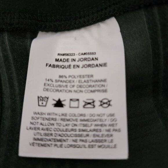 Nike Pro Running Leggings Tights Womens Sz 3X Stretch Black & Grey Plaid Y2K - Picture 6 of 14